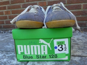 PUMA Turnschuhe Blue Star mit Originalkarton 60er Jahre vintage Bild 3