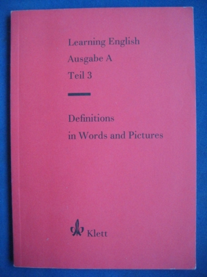 Schulbuch Learning English Ausgabe A Teil 3 - Definitions in words and pictures , 94 Seiten Bild 1
