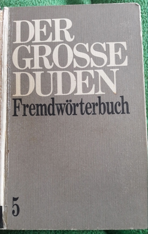  Der große Duden - Fremdwörterbuch - Band 5 , 771 Seiten, Dudenverlag, ISBN: 3411009055