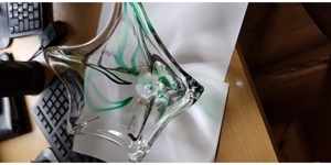 Glas Schale Designer Max Verboeket Maastricht signiert Bild 6