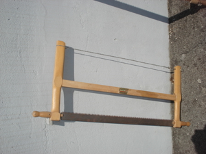 7 alte Holzsägen Zimmermann Sägen. Bild 4