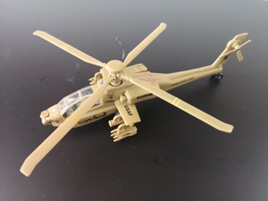 US Kampfhubschrauber Modell Apache 20cm lang