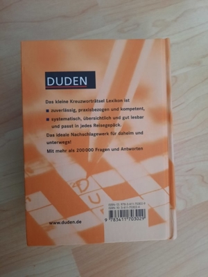 Duden - Das kleine Kreuzworträtsel Lexikon Bild 2