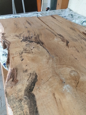 Holzbohlen, Tischplatte, Epoxidtischplatte mlglich