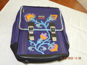 Schulranzen Schulrucksack von 4You The Original in lila Farbe Bild 2