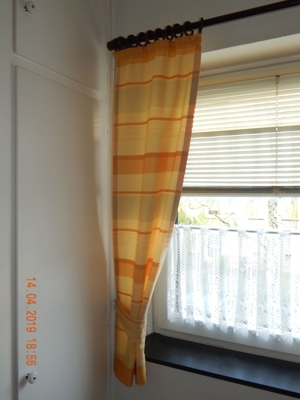 Vorhang für Küchenfenster mit zwei Schlaufen Bild 3