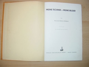 Buch über die Fototechnik aus dem Jahr 1952 Meine Technik, meine Bilder Bild 3
