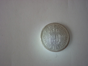 Aus KONVOLUT HERRAUS one shilling Münze Elizabeth II 1955 Britisch Bild 2