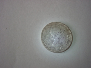 Aus KONVOLUT HERRAUS one shilling Münze Elizabeth II 1955 Britisch Bild 6