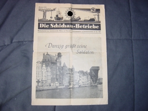 Schichau Betriebe Zeitung Mai-Juni 1943 original Bild 1