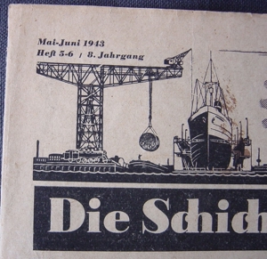 Schichau Betriebe Zeitung Mai-Juni 1943 original Bild 2