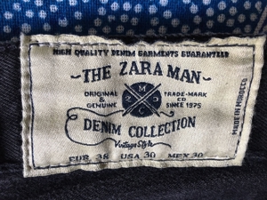 ZARA MAN The Denim Collection Jeans schwarz Bild 6