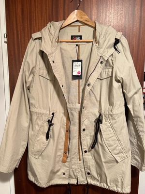 Damenjacke mit Kapuze (Parka), neu & ungetragen