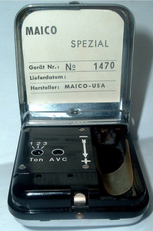 Hörgerät für Sammler mit Transistorverstärker Bild 2