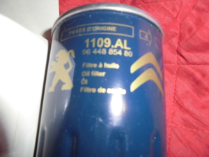 PSA 1109AL Oilfilter Ölfilter Bild 2