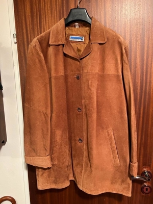 Damenjacke, Leder, rehbraun, neuwertig