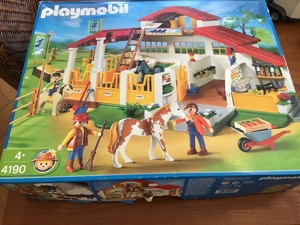 Playmobil 4190 Pferdestall mit Zubehör