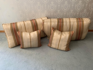 Finkeldei Sofa Couch 2-Sitzer mit Kissen Polstermöbel Bild 3