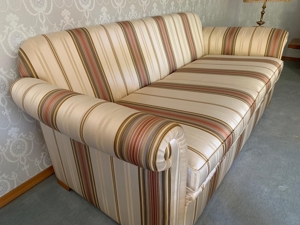 Finkeldei Sofa Couch 2-Sitzer mit Kissen Polstermöbel Bild 2