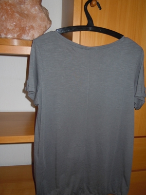 Neues Basic Shirt Jule CECIL, Farbe: graphit light grey, Gr. M (40) Bild 2