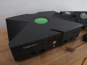 XBOX Classic mit 2 Original Controllern + 20 Spiele Bild 2