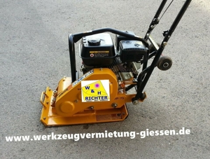 Rüttelplatte Mieten , 70 Kg , 15,00 EUR   Tag , Rüttelplatte Gießen