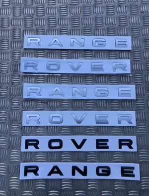 Range Rover Schriftzug Buchstaben Emblem Bild 1