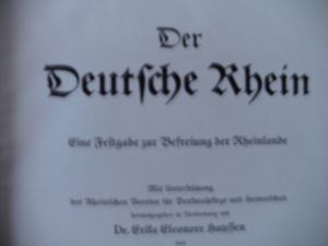 Album "Der Deutsche Rhein" 1930 Bild 3