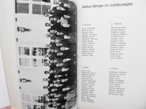 Festschrift, 75 Jahre Gesangverein, Sängerbund Bauschlott 1891-1966 Bild 3