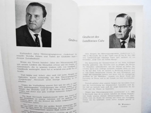 Festschrift MGV Liederkranz Herrenalb zum 100jährigen Jubiläum 1862-1962 Bild 3