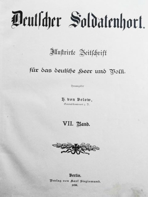Deutscher Soldatenhort. Illustrirte Zeitschrift für das deutsche Heer und Volk, von 1896 Bild 2