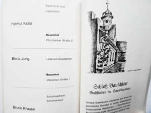 Festschrift, 75 Jahre Gesangverein, Sängerbund Bauschlott 1891-1966 Bild 9