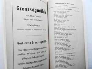 Festschrift MGV. Sängerbund Gräfenhausen zum 100jährigen Jubiläum 1960 Bild 3