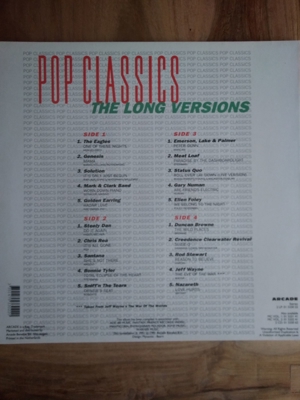 Doppel-LP "Pop Classics - The long versions" Bild 2