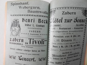 Festschrift für das III. Unter-Elsässische Gau-Sänger-Fest am 5.Juli 1903 zu Zabern im Elsass Bild 5