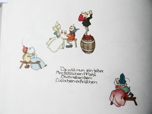 Goethe, Johann Wolfgang von. Hochzeitlied. Ein Marionettenspiel. Zeichnungen von U. Elsäßer. Bild 5