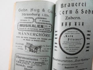 Festschrift für das III. Unter-Elsässische Gau-Sänger-Fest am 5.Juli 1903 zu Zabern im Elsass Bild 3