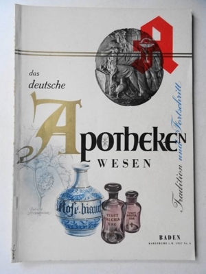 Baden. Das deutsche Apothekenwesen - Tradition und Fortschritt. Zeitschrift von 1957 Bild 1