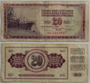 Alte Banknoten - Geldscheine - Kroatien Jugoslawien - Polen Bild 4