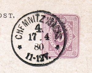 Postkarte, Ganzsache anno 1880, no PayPal