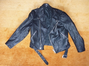 BIKER Lederjacke Gr. 50