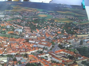 Luftbild-Aufnahme der Stadt Ansbach von 1987 als Poster 60 x 80 cm Bild 6