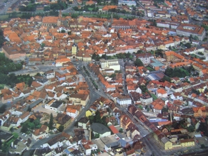 Luftbild-Aufnahme der Stadt Ansbach von 1987 als Poster 60 x 80 cm Bild 9