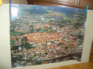Luftbild-Aufnahme der Stadt Ansbach von 1987 als Poster 60 x 80 cm Bild 11