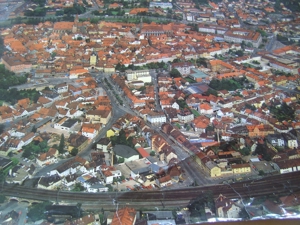 Luftbild-Aufnahme der Stadt Ansbach von 1987 als Poster 60 x 80 cm Bild 8