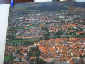 Luftbild-Aufnahme der Stadt Ansbach von 1987 als Poster 60 x 80 cm Bild 5
