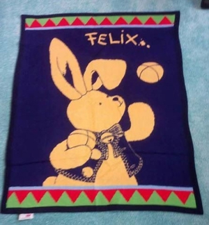 Kuschelige Babydecke FELIX der Hase