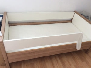 1 Baby/-Juniorbett mit Lattenrost, Matratze und Umbauteilen Modell LEO von Paidi Bild 9