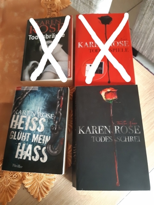 Karen Rose-Todesschrei und Heiss glüht mein Hass