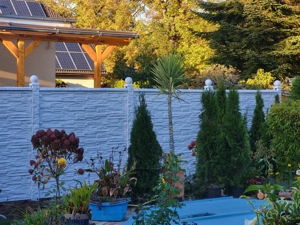 Aktion -10% bis 31.08 !! Gartenzaun Moderne Betonzäune Dekorative Betonzäune Sichtschutz Bild 10